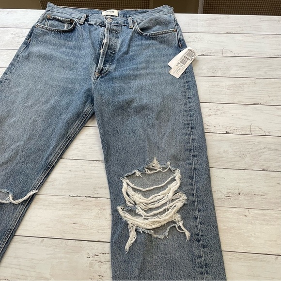 Agolde 90'S PINCH WAIST HIGH RISE STRAIGHT
$198 Size 30 trashed holes rips - Picture 5 of 12